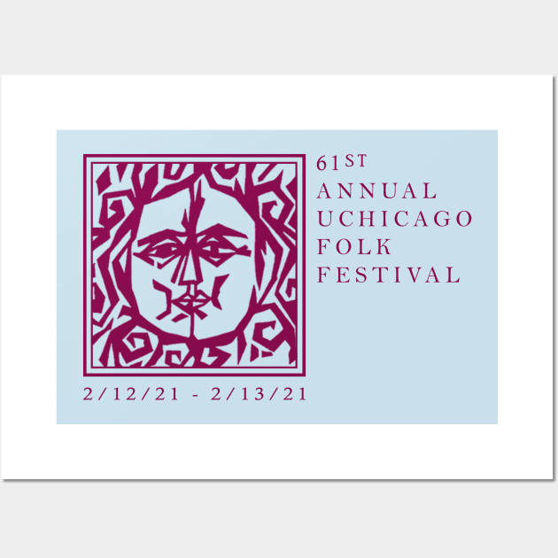 61st Annual UChicago Folk Festival Gear Wall Art by UofC Folklore Society